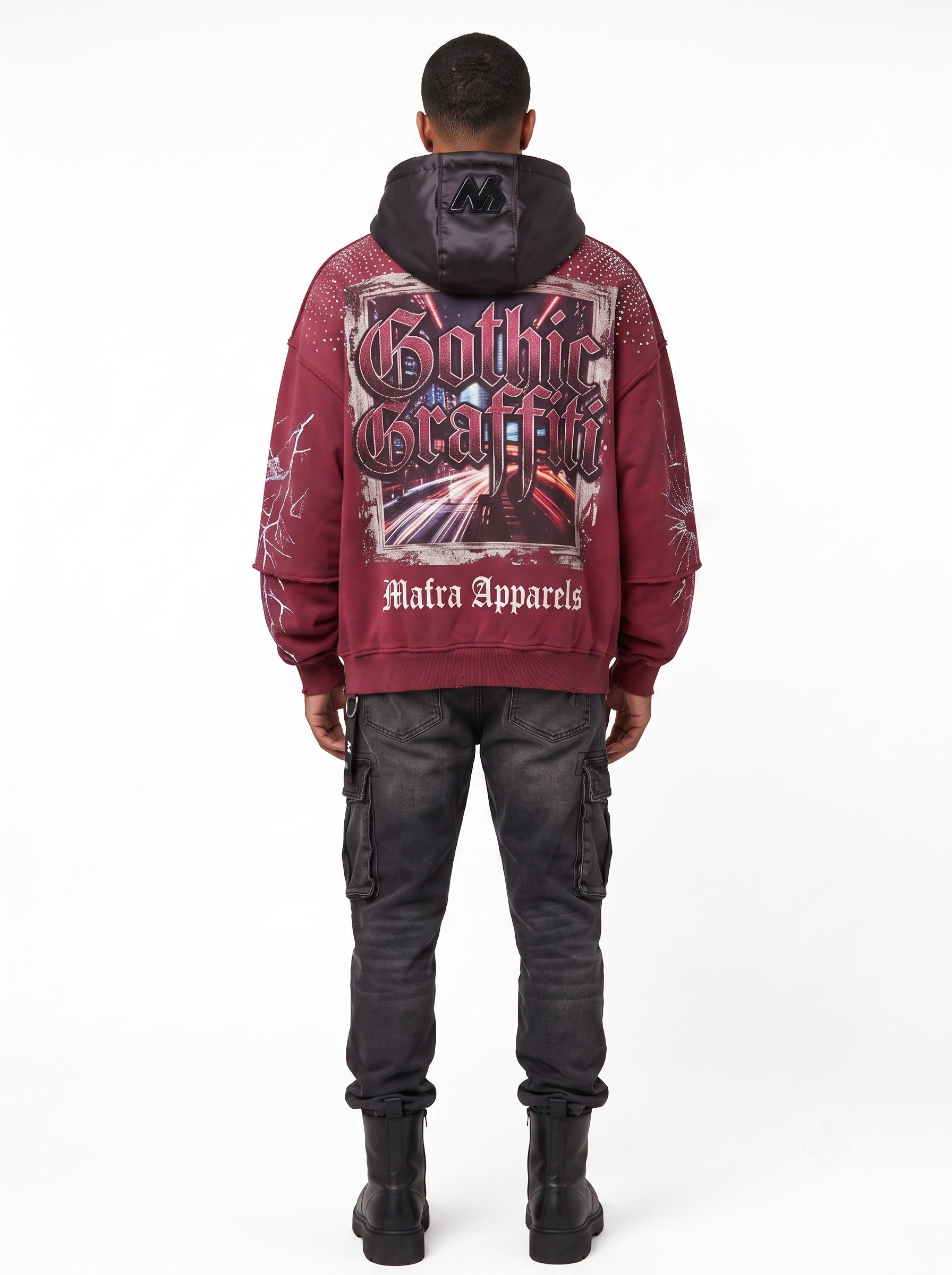 Voltage Relic Rhinestone Hoodie
