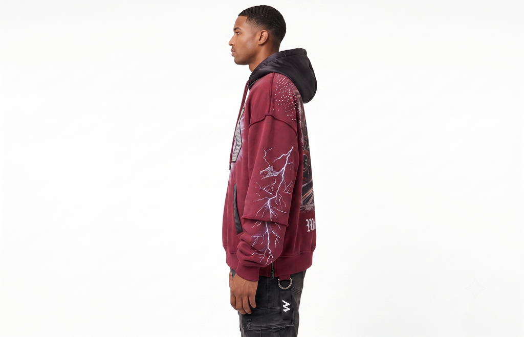 Voltage Relic Rhinestone Hoodie