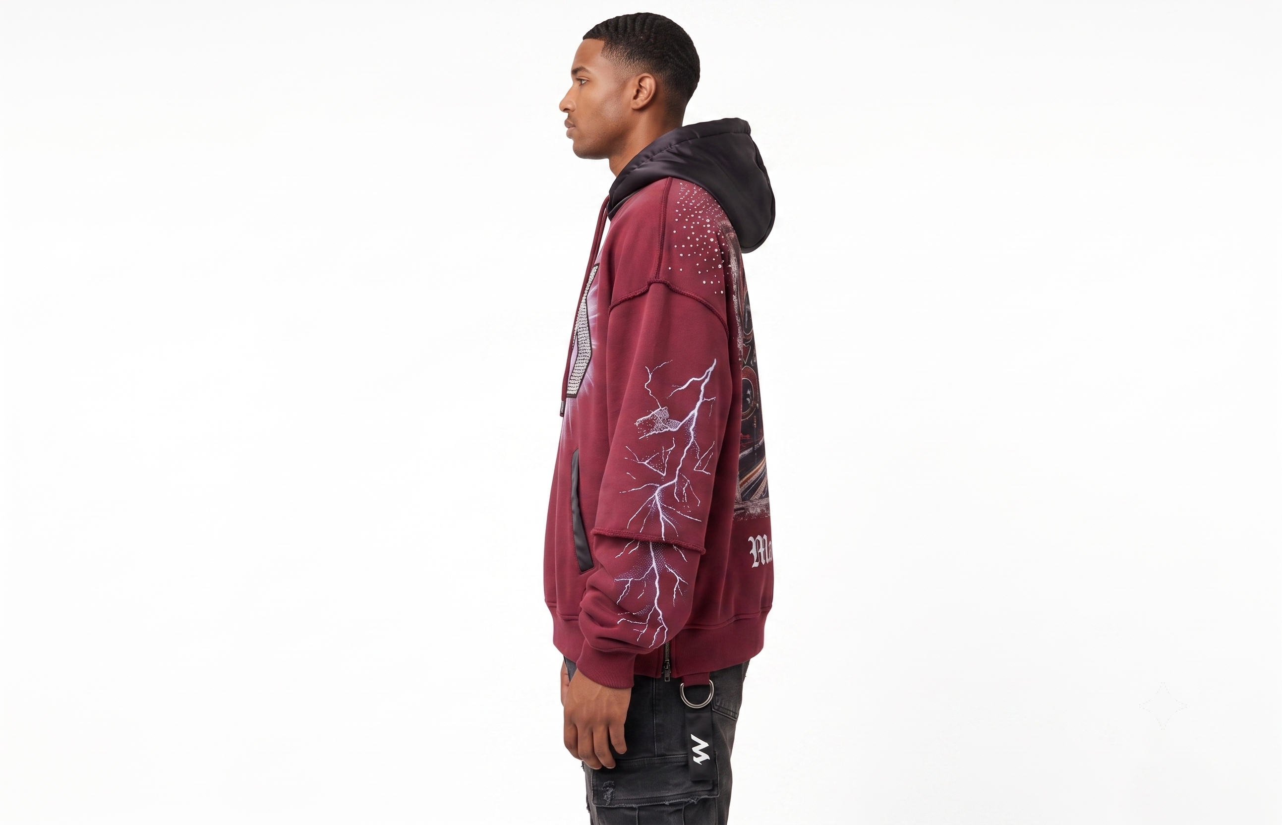 Voltage Relic Rhinestone Hoodie
