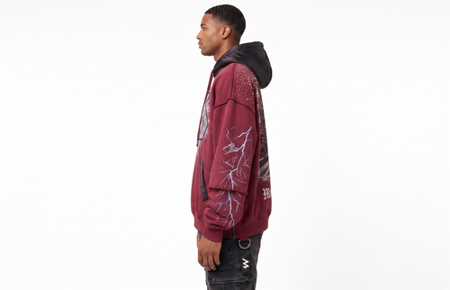 Voltage Relic Rhinestone Hoodie